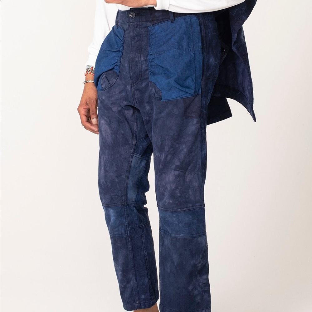 The Wasted Collective Recraft Cargo Pant (Indigo) men’s size XS